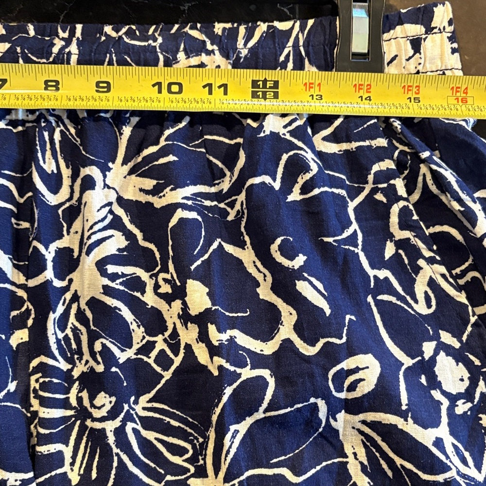 Panama Jack Blue and White Floral Pants - Picture 8 of 8